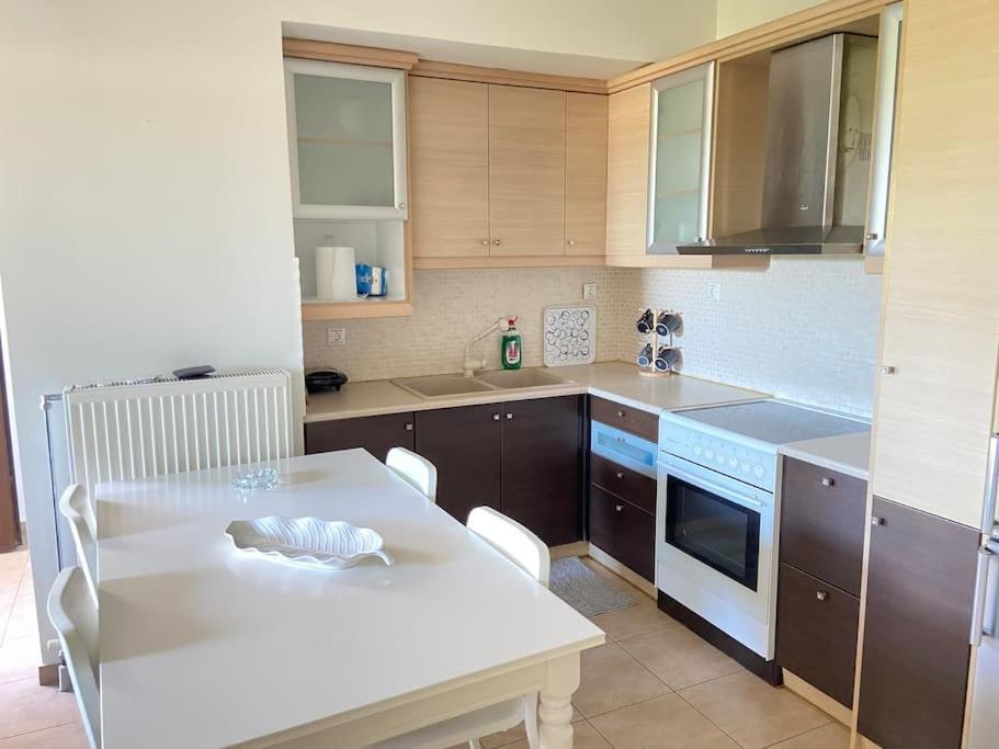 Cozy 2 Room Apartment With Garden Near Athens Air-Port Artemida  Ngoại thất bức ảnh